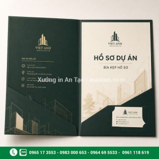 In folder giá rẻ tại TPHCM: bìa kẹp hồ sơ đẹp, in nhanh