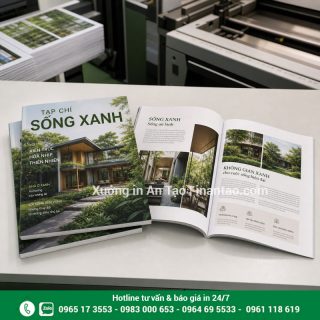 In tạp chí sắc nét, đúng màu, giá xưởng tại TPHCM