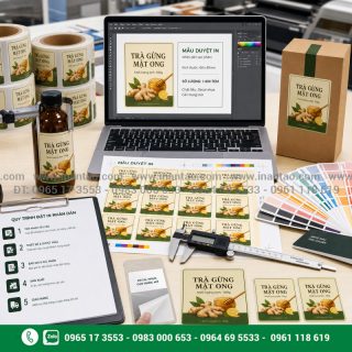 Quy trình đặt in tem nhãn theo yêu cầu tại intemhcm