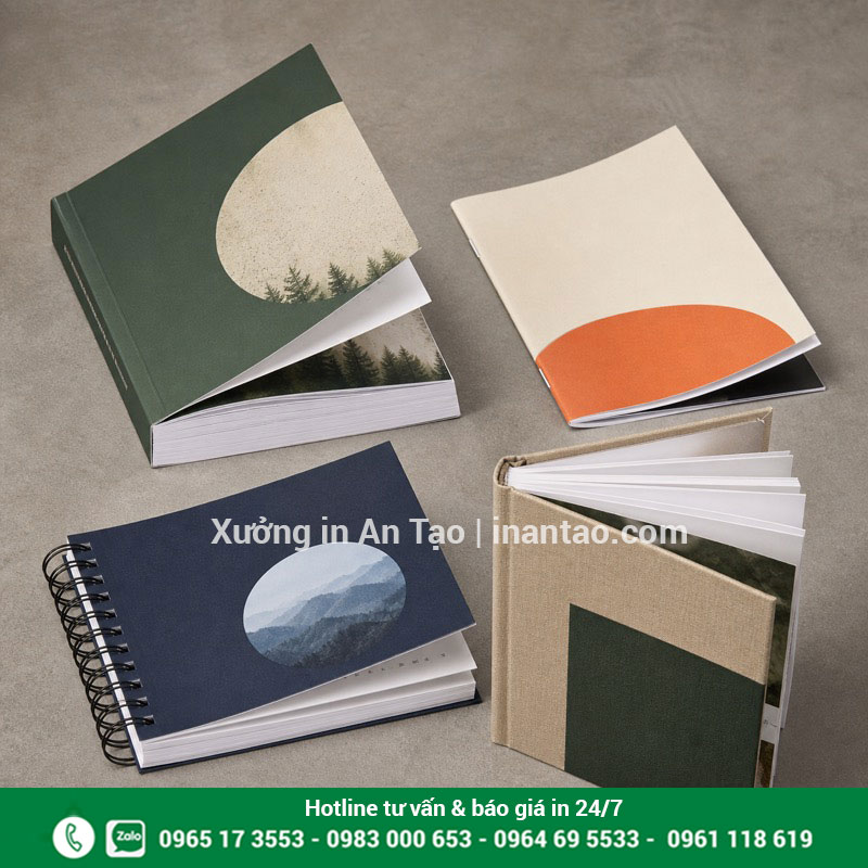 Chọn chất liệu và gia công in sách phù hợp Mẫu giấy và kiểu gia công khi in sách theo yêu cầu