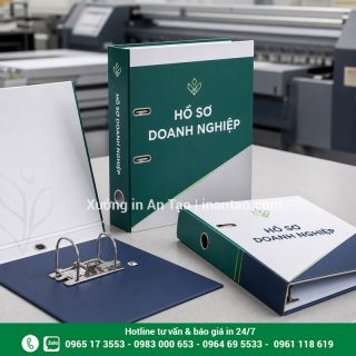 In bìa còng theo yêu cầu, đẹp và bền tại TP.HCM