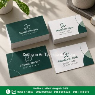 In danh thiếp theo yêu cầu tại TPHCM, mẫu đẹp và giá hợp lý
