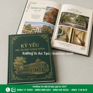 In kỷ yếu theo yêu cầu tại TPHCM: mẫu đẹp, giá dễ dự toán
