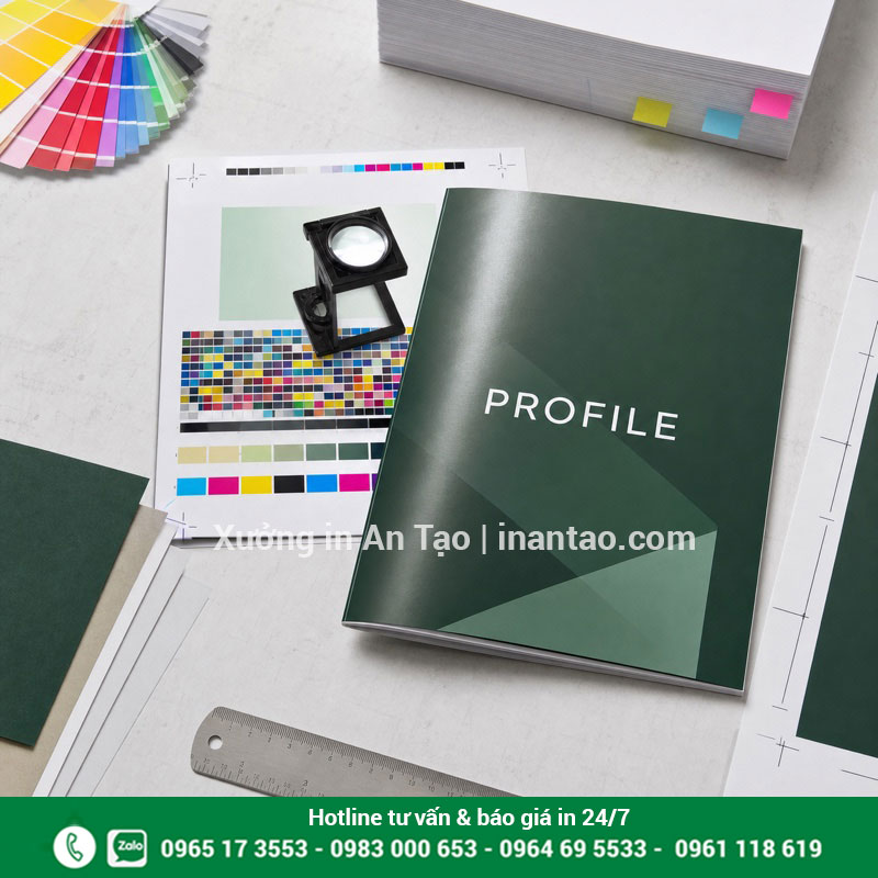 Kiểm soát chất lượng in profile tại xưởng Kiểm tra màu và chi tiết trước khi in profile số lượng lớn
