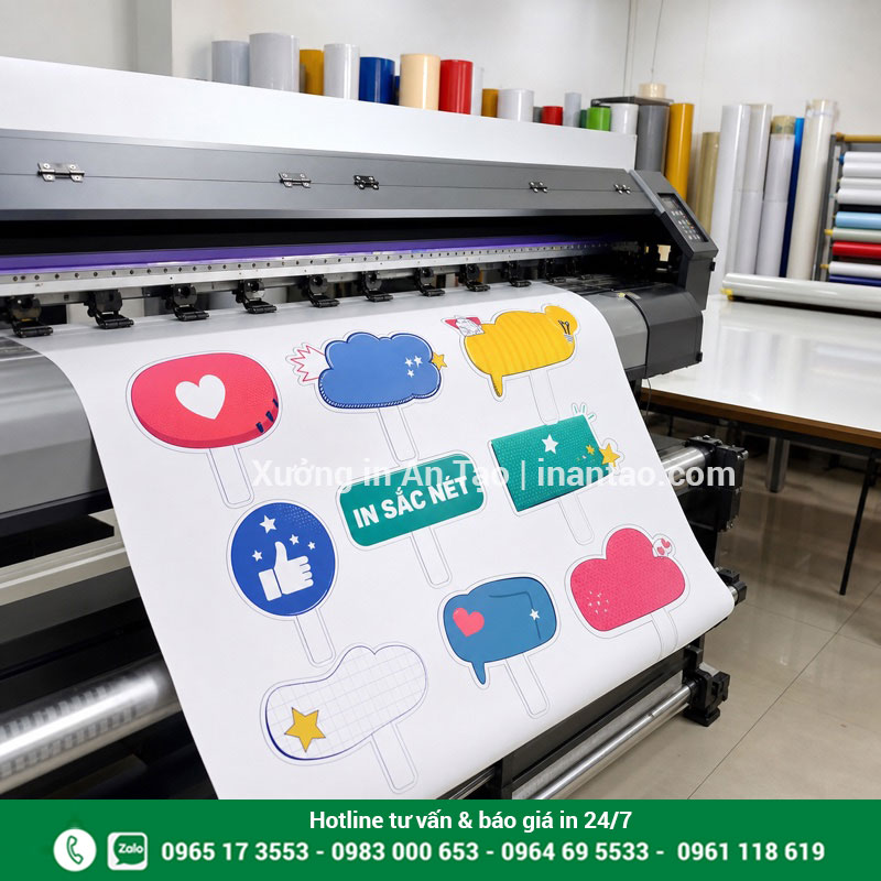 Quy trình in hashtag màu sắc nét tại xưởng Máy in kỹ thuật số tại xưởng in hashtag của intemhcm.com